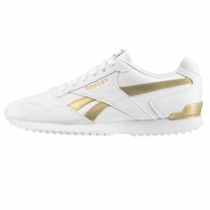 Adidasy Damskie Reebok Royal Glide Ripple Clip Białe/Złote PL 82REVCO